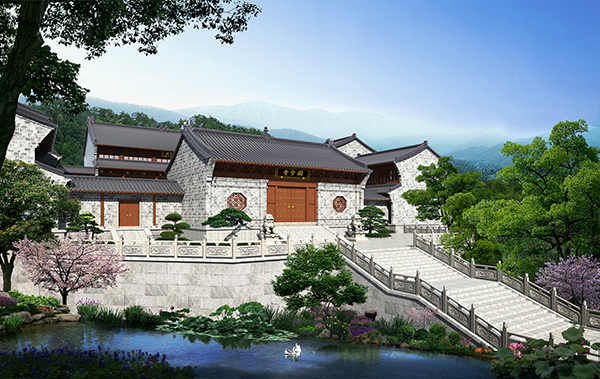 專(zhuān)注寺廟規(guī)劃鳥(niǎo)瞰圖公司